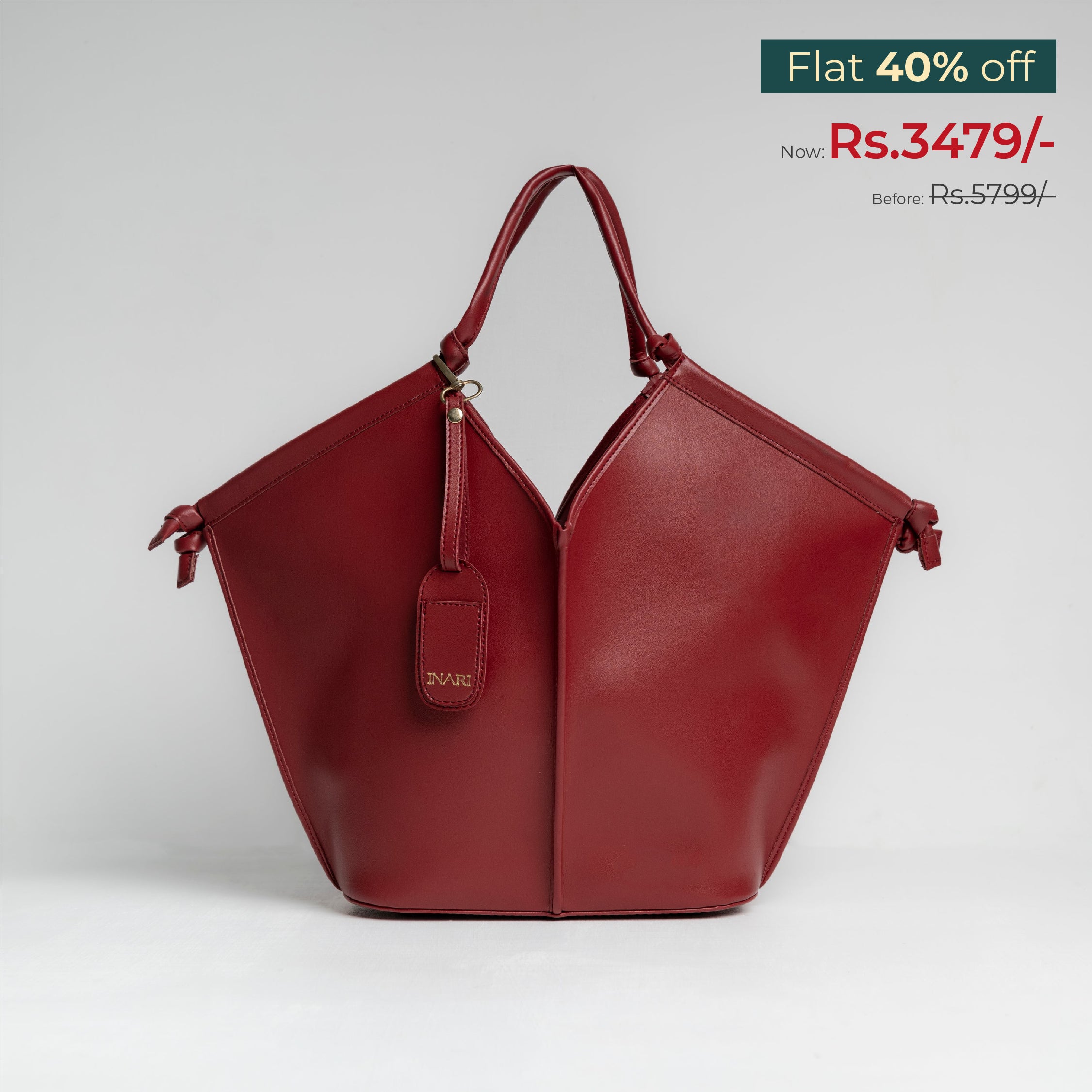 Knot Bag - Maroon