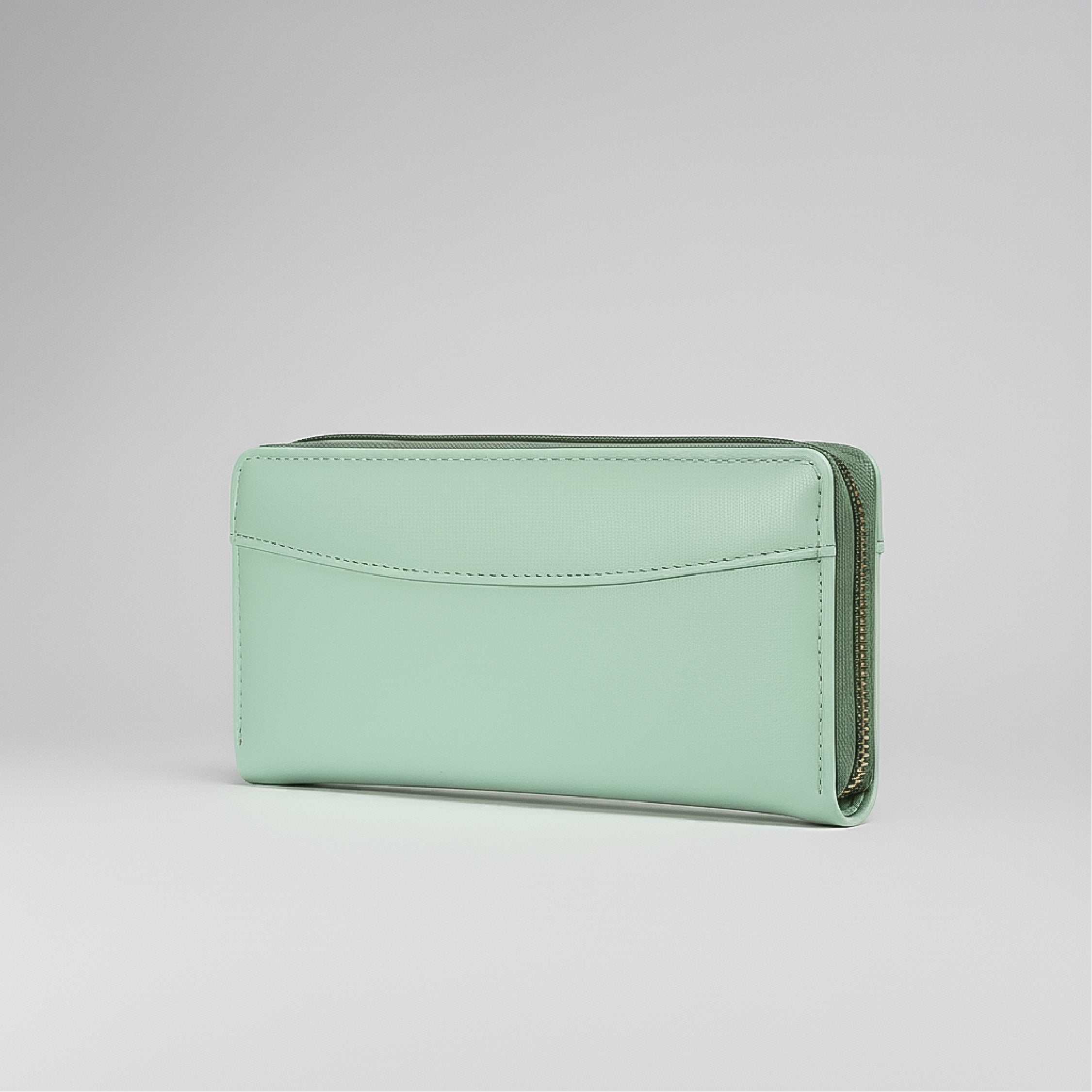 Zip Wallet - Mint Green