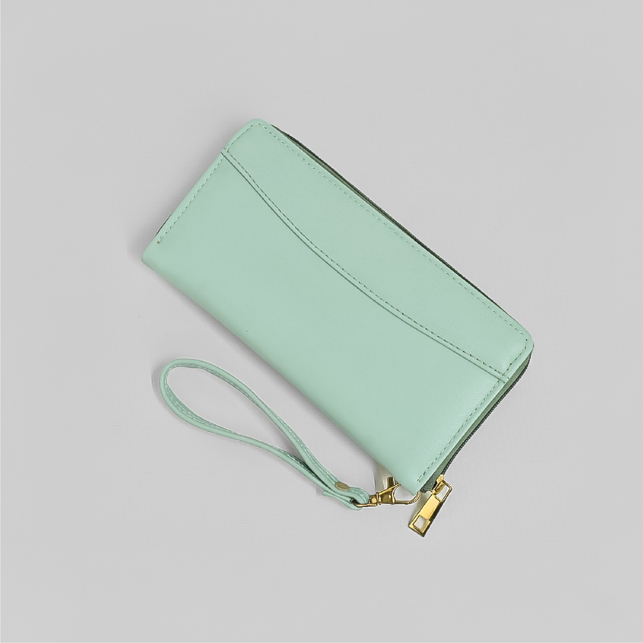 Zip Wallet - Mint Green