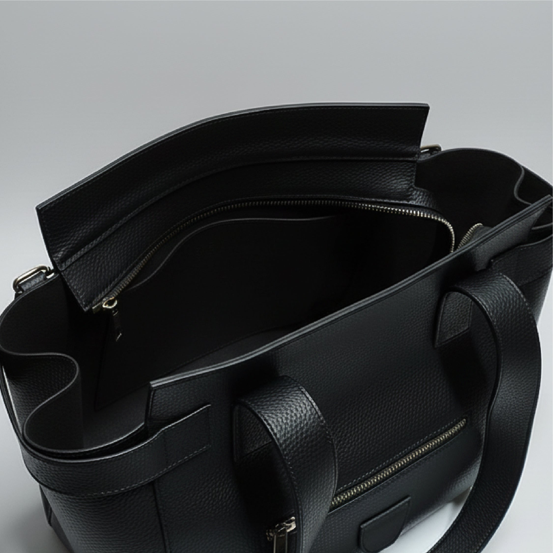 Belted Tote - Black