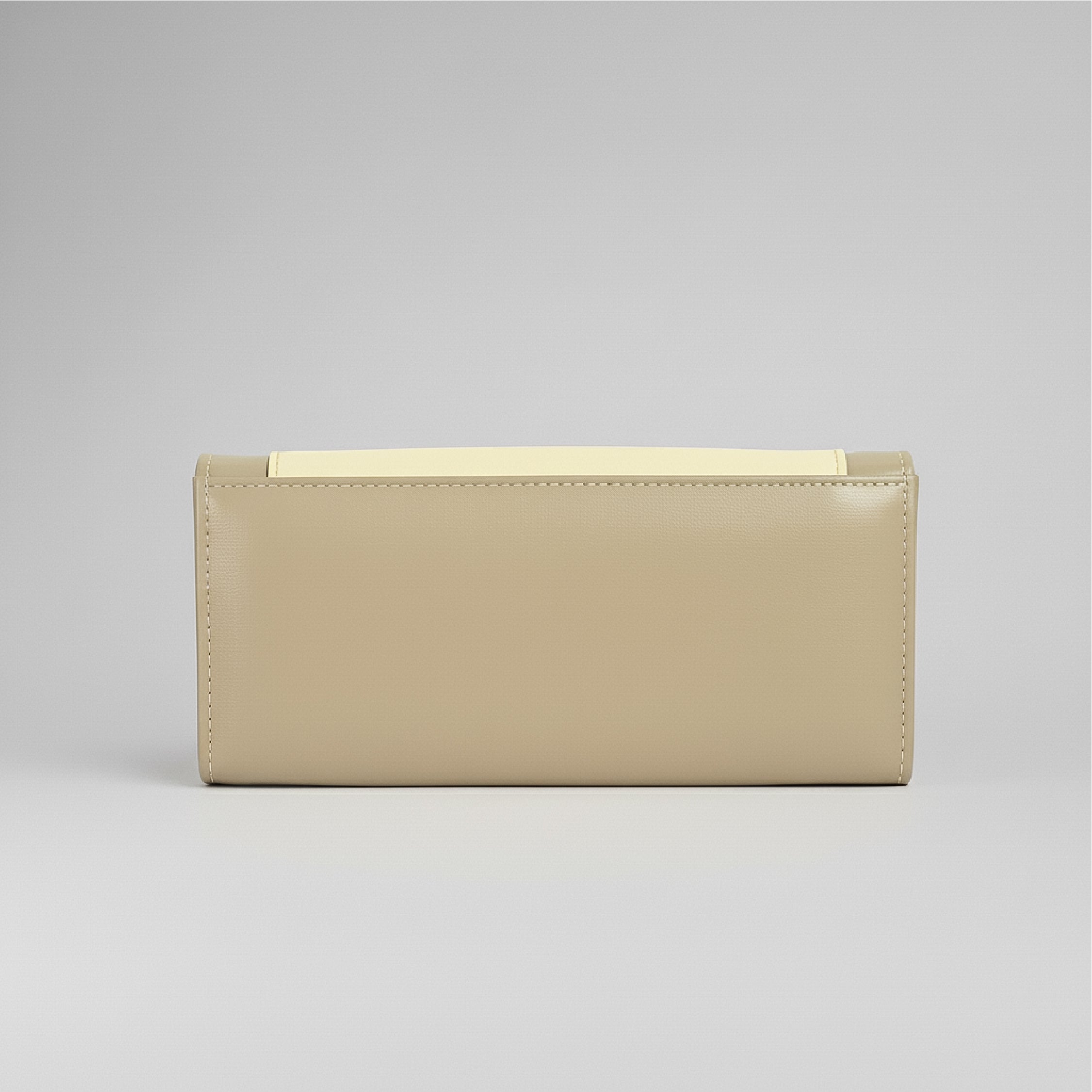 Two-Tone Wallet - Beige and Cream
