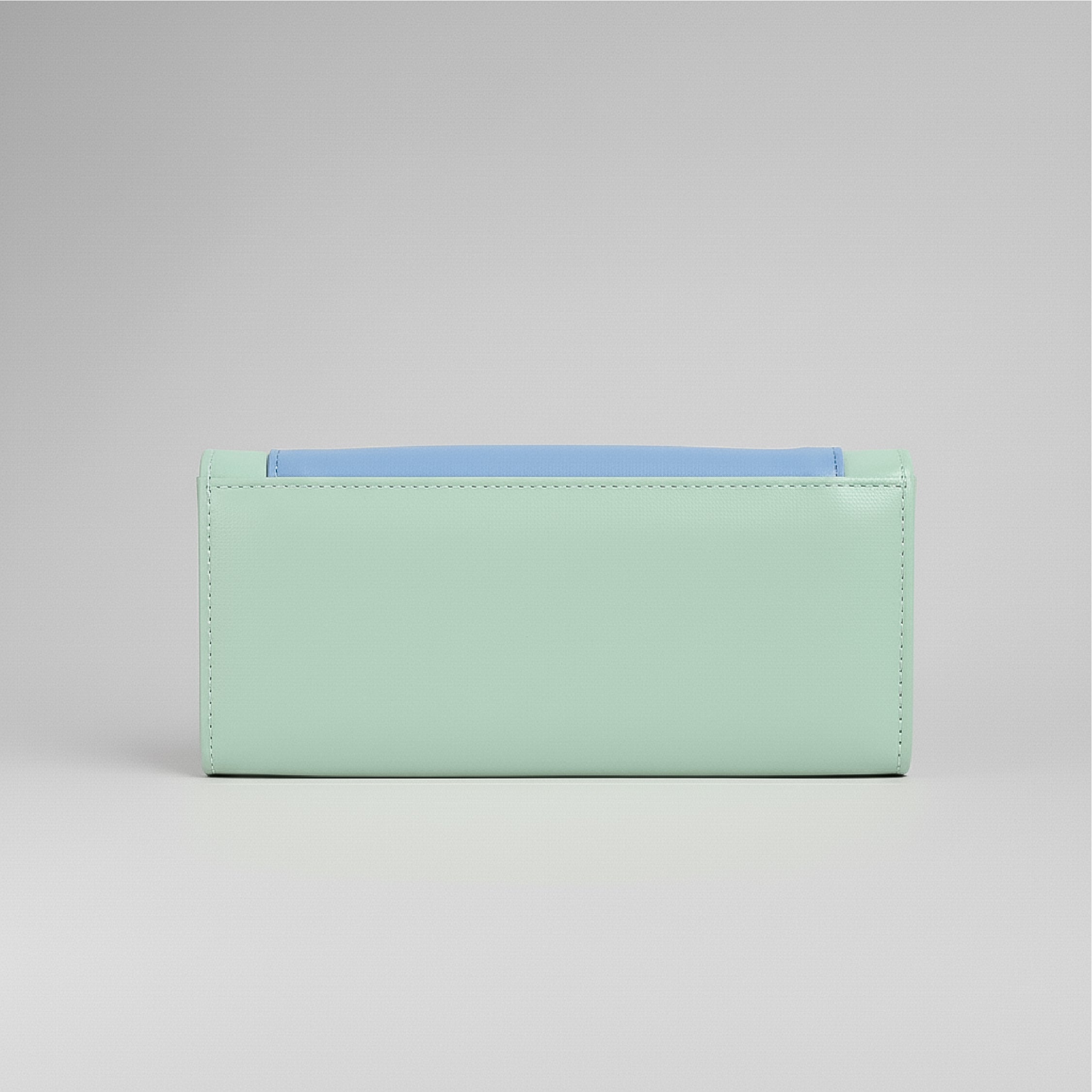 Two-Tone Wallet - Mint Green and Blue