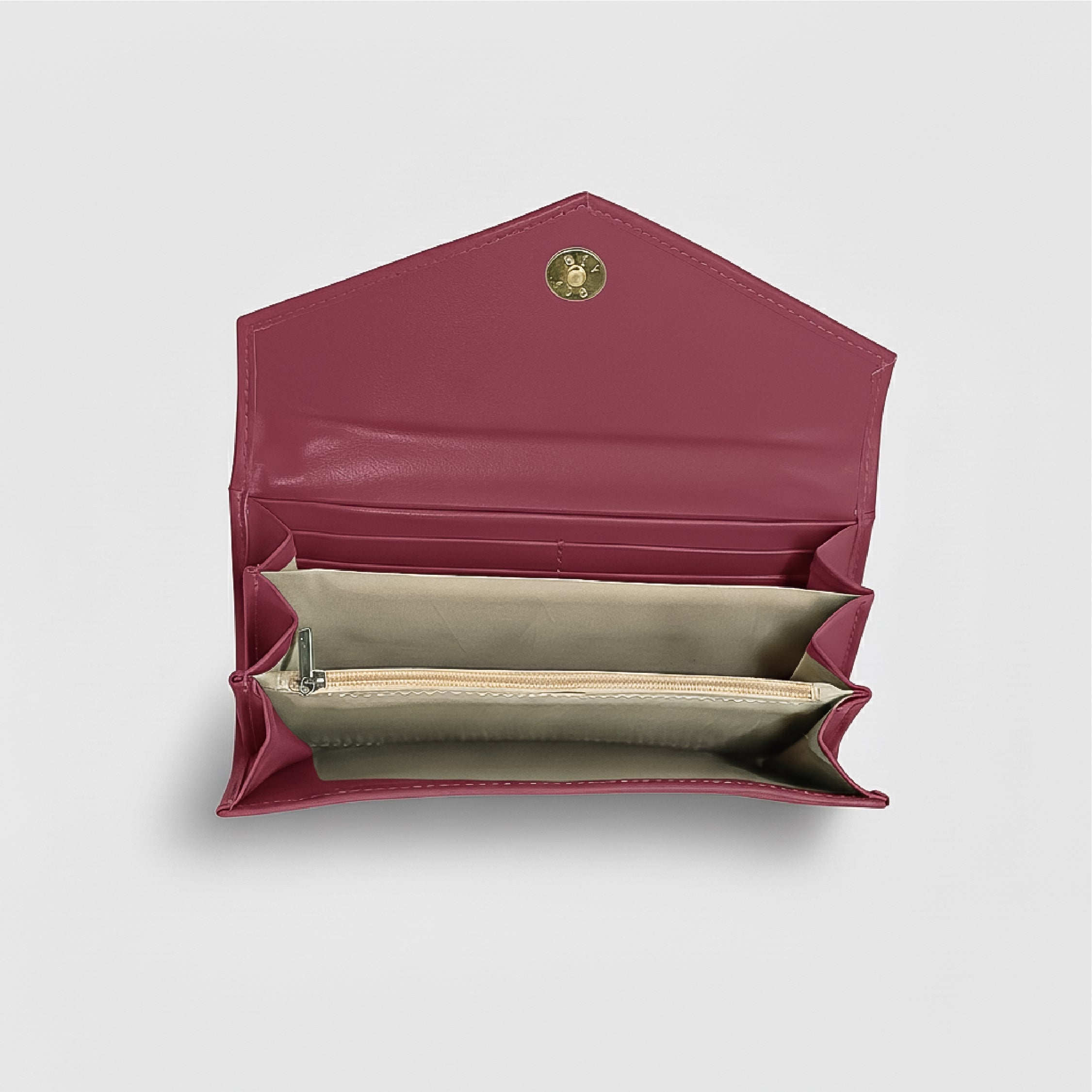 Two-Tone Wallet - Red and White