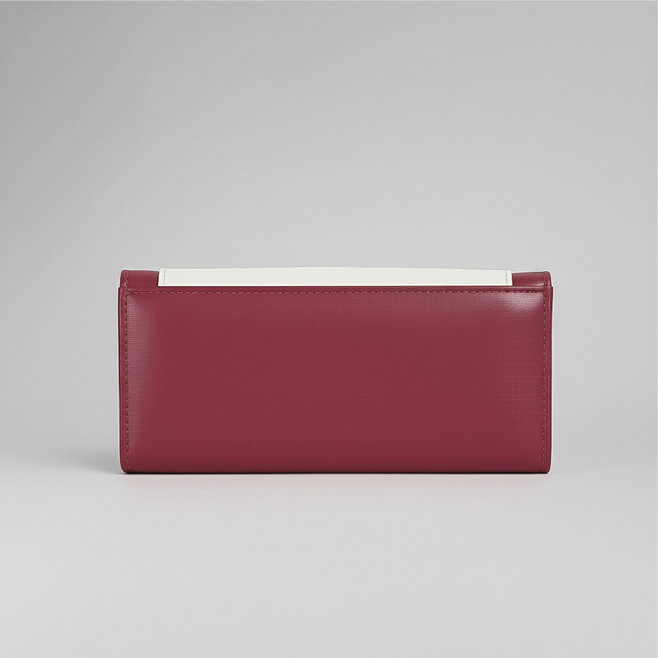 Two-Tone Wallet - Red and White