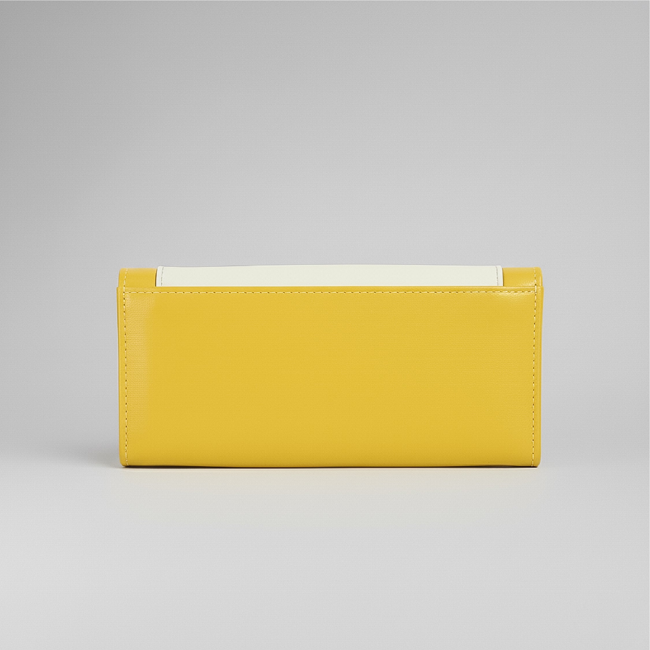Two-Tone Wallet - Yellow and Off-White