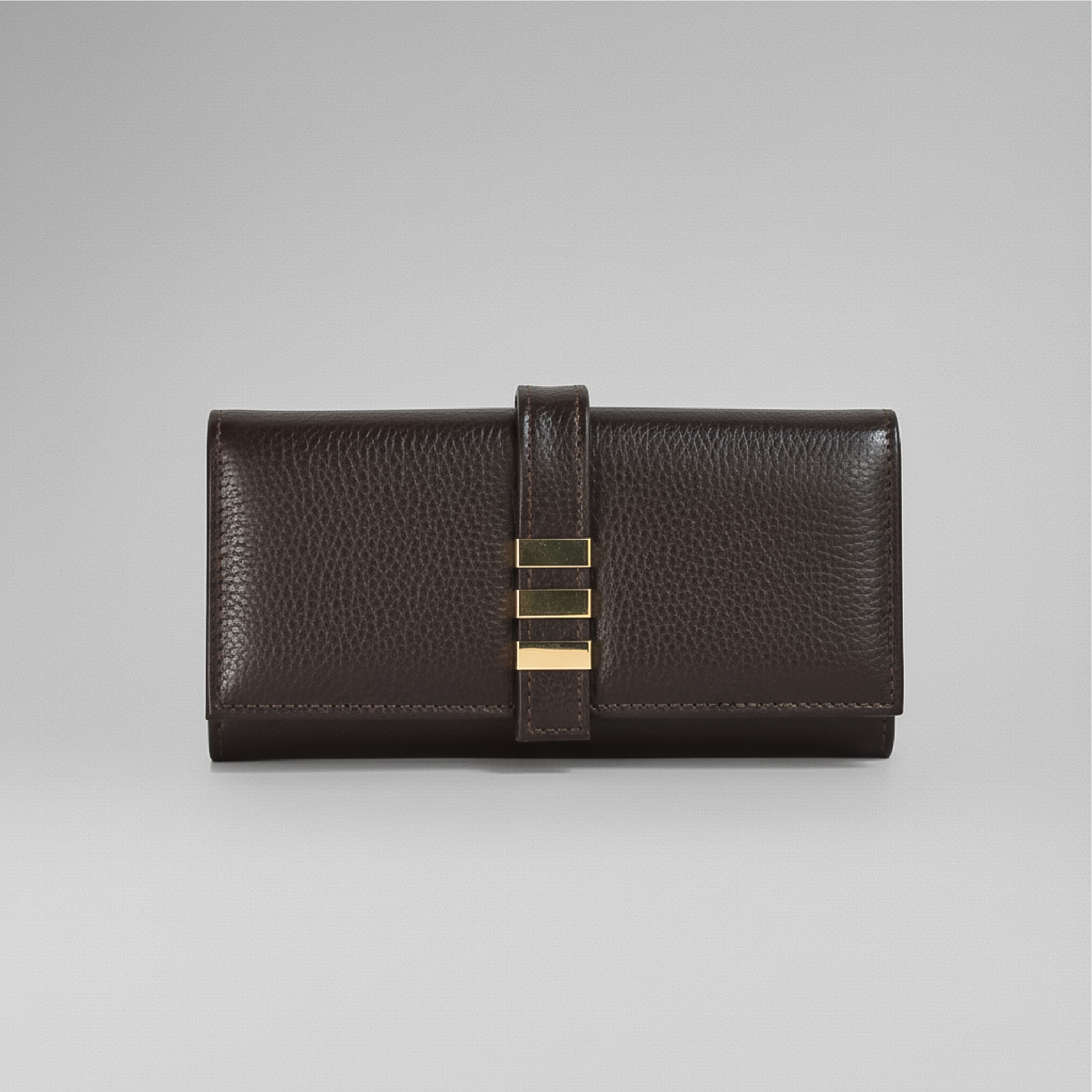 Flap Wallet - Dark Brown