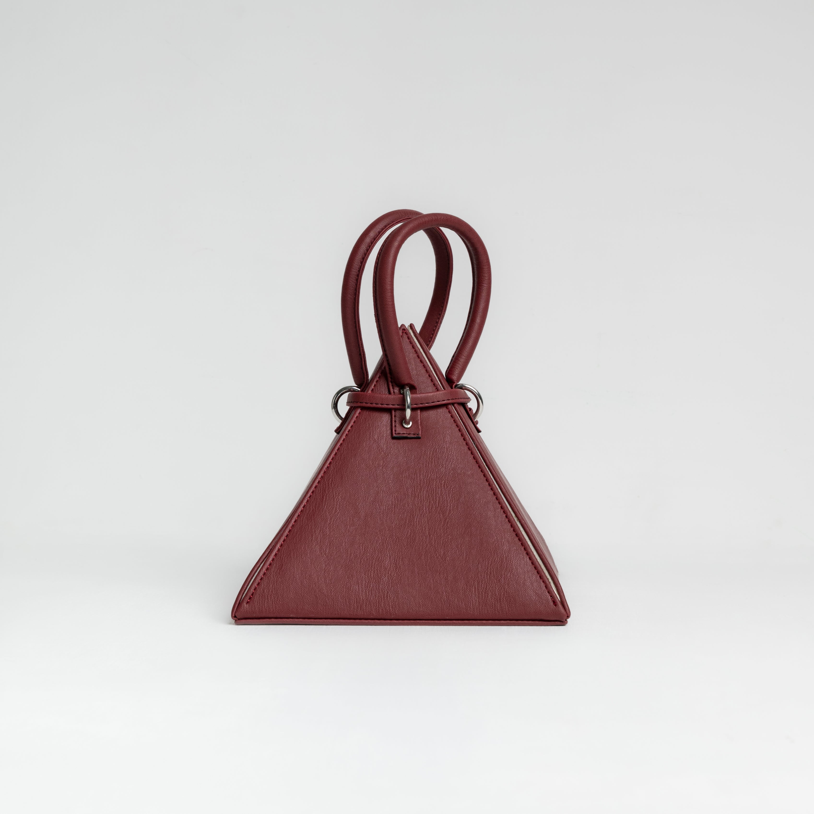 Pyramid Bag - Maroon