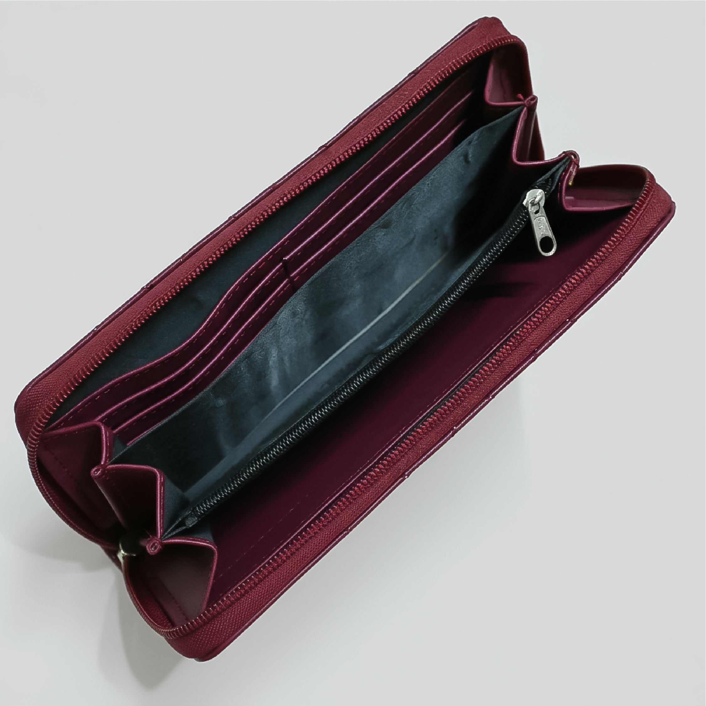 Quilted Wallet - Red