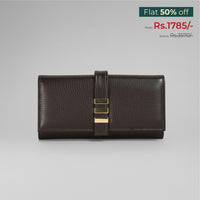 Flap Wallet - Dark Brown