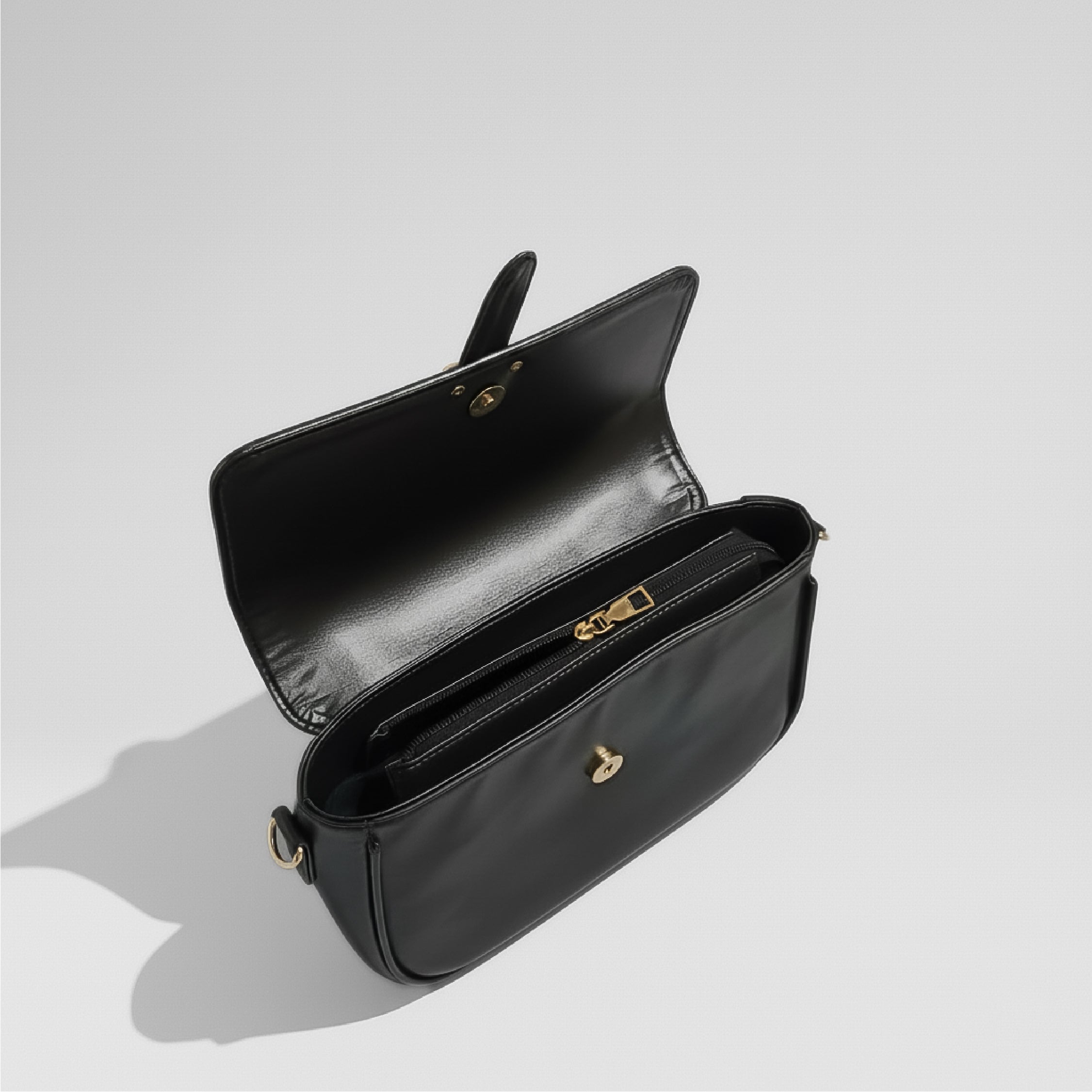 Flap Bag - Black
