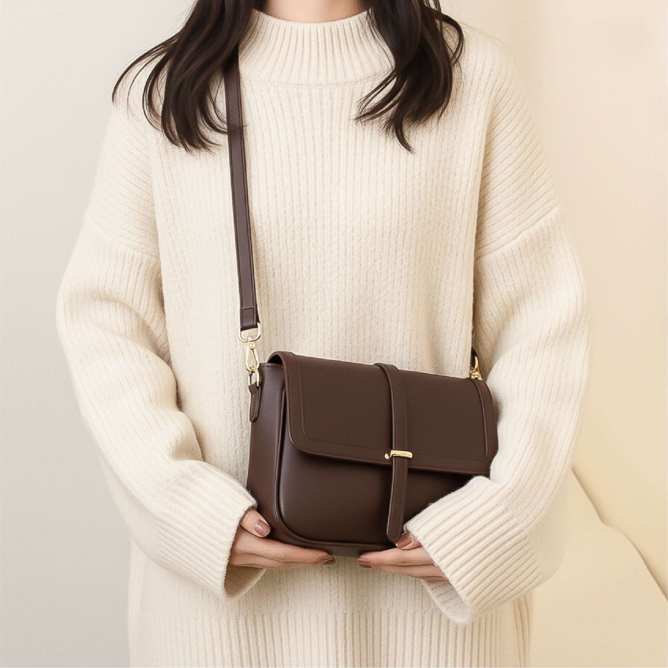 Flap Bag - Chocolate