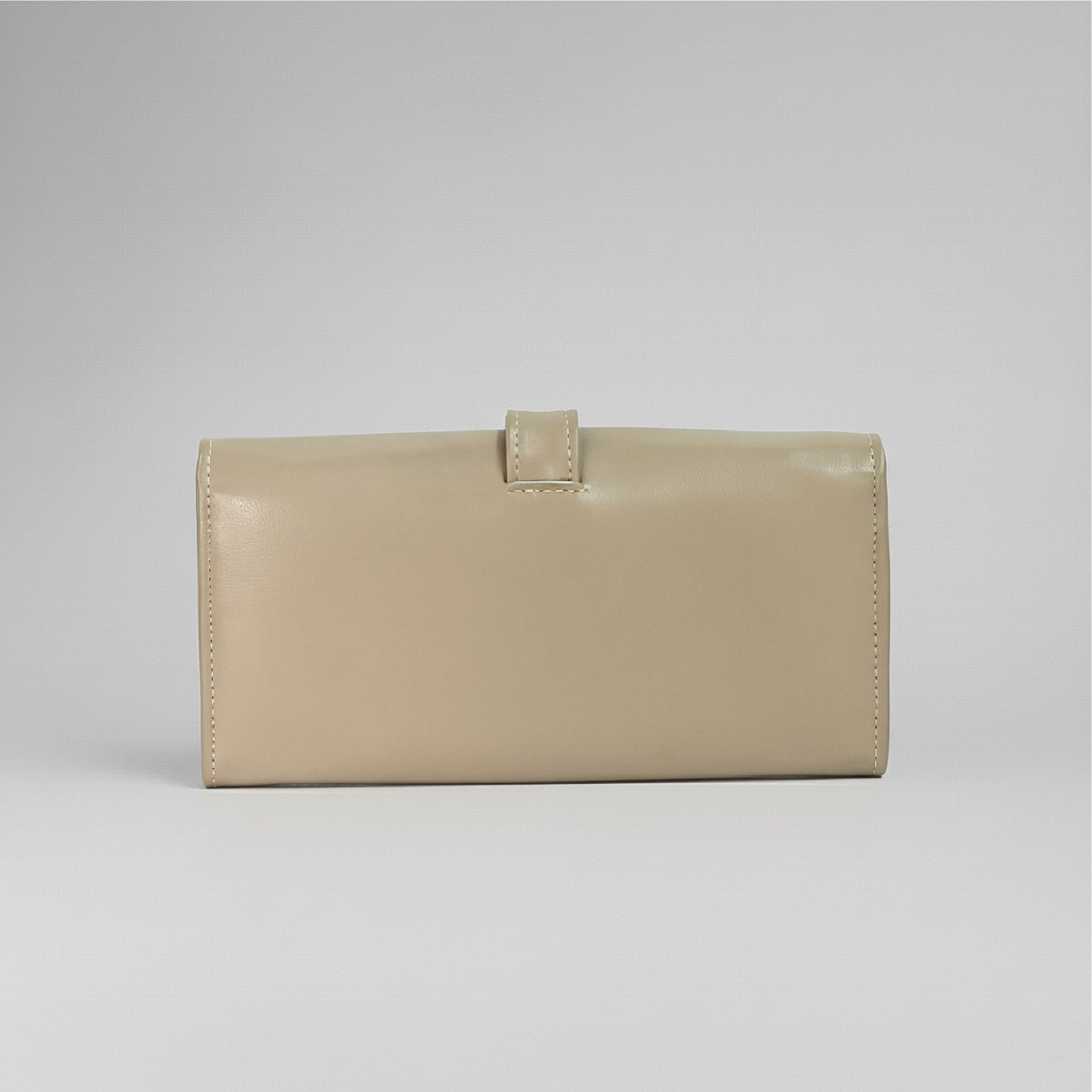 Flap Wallet - Beige