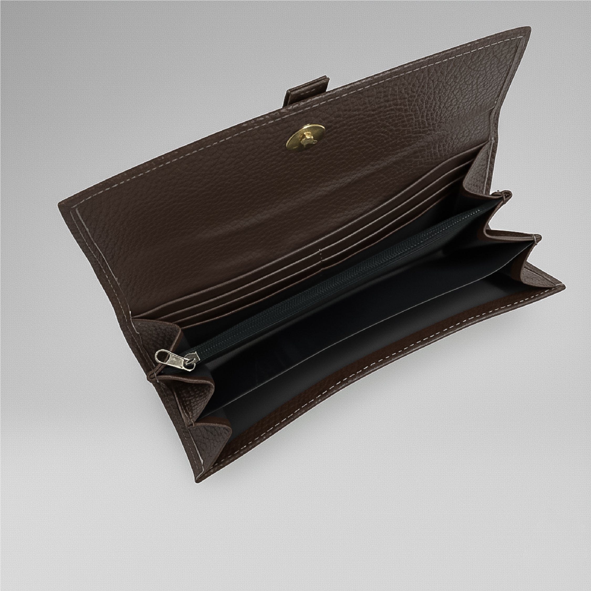 Flap Wallet - Dark Brown