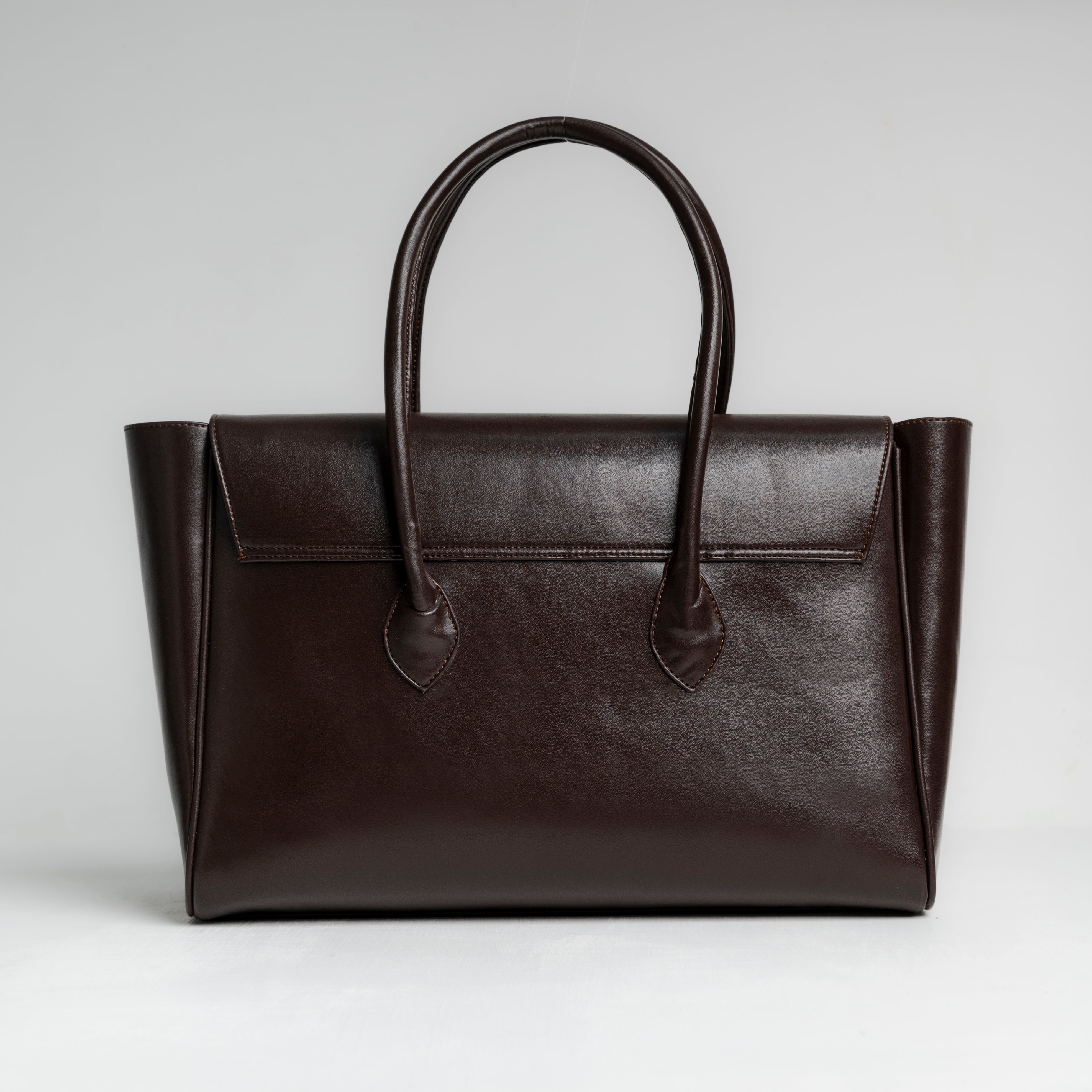 Office Tote - Chocolate Brown