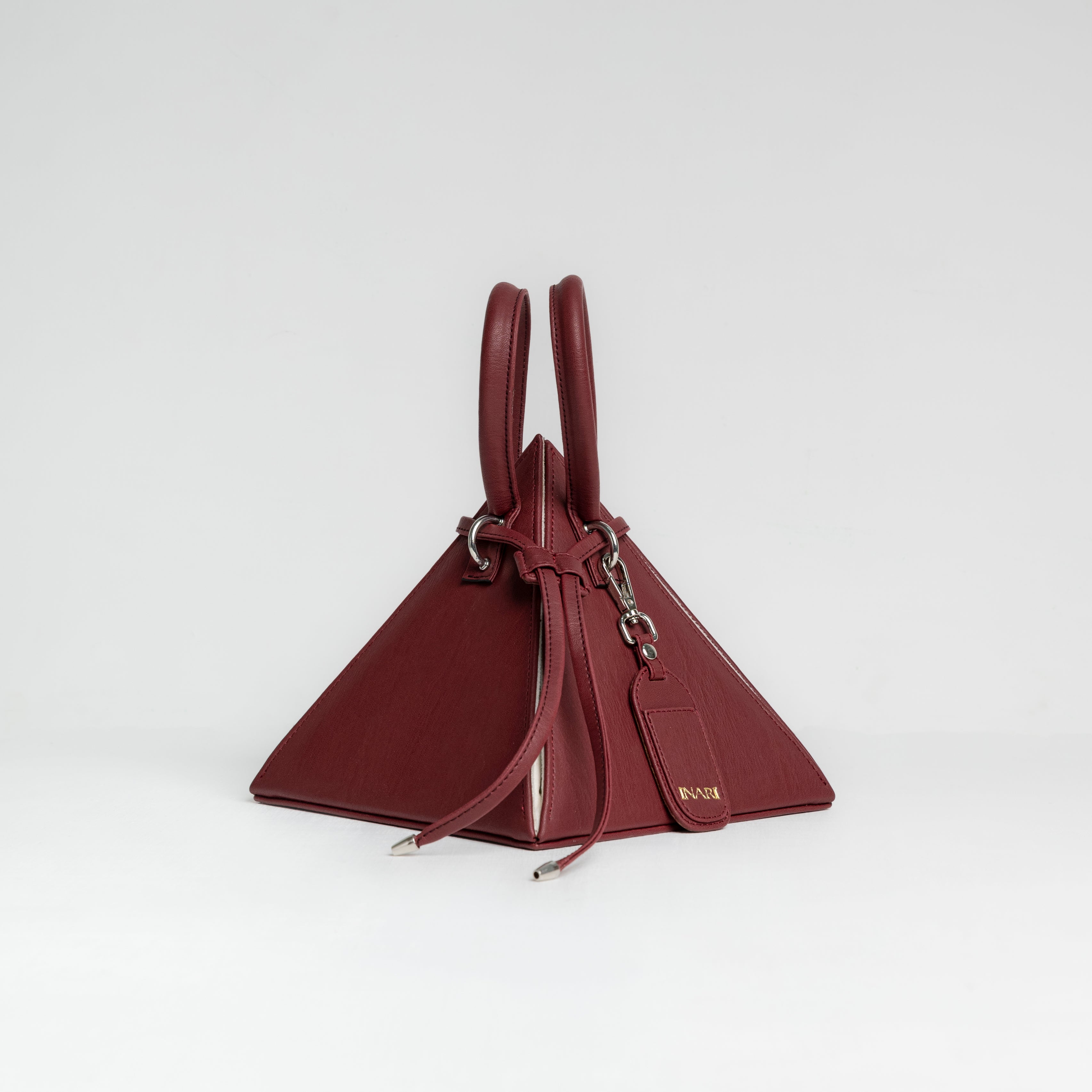 Pyramid Bag - Maroon